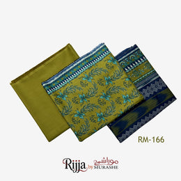 Rijja by Murashe RM#166 – Premium Lawn 3 Piece Unstitched Suit - MURASHE