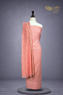 MURASHE Rijja RM-177 premium unstitched lawn suit featuring intricate fabric and vibrant colors, perfect for elegant summer wear.