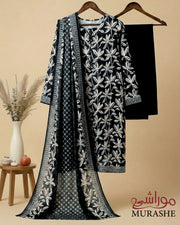 Murashe Rijja RM#124 B premium lawn 3-piece unstitched suit with intricate embroidery and vibrant fabric details.