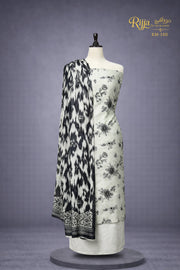 MURASHE Rijja RM-180 premium unstitched lawn suit with intricate embroidery and vibrant fabric, displayed flat on a white background.