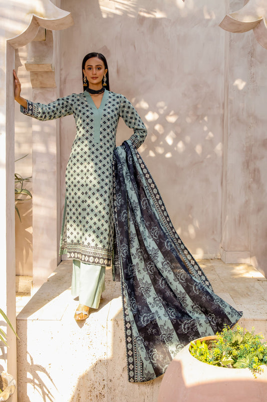 Naqsh - MFDW-I3-NQ-05 - 3 PC Premium Plain Khaddar