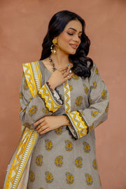 Naqsh - MFDW-I3-NQ-07 - 3 PC Premium Plain Khaddar