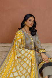 Naqsh - MFDW-I3-NQ-07 - 3 PC Premium Plain Khaddar