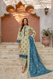 Naqsh - MFDW-I3-NQ-09 - 3 PC Premium Plain Khaddar