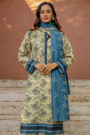 Naqsh - MFDW-I3-NQ-09 - 3 PC Premium Plain Khaddar