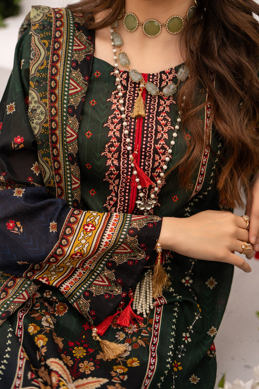 Ghazal MFDS-C4-GH-3P-01 Luxury Lawn Three Piece
