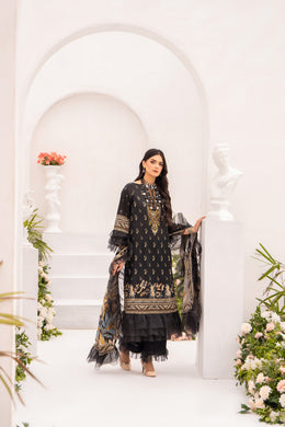 Ghazal MFDS-C4-GH-3P-02-Luxury Lawn Three Piece - MURASHE