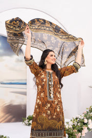 Ghazal MFDS-C4-GH-3P-04-Luxury Lawn Three Piece - MURASHE