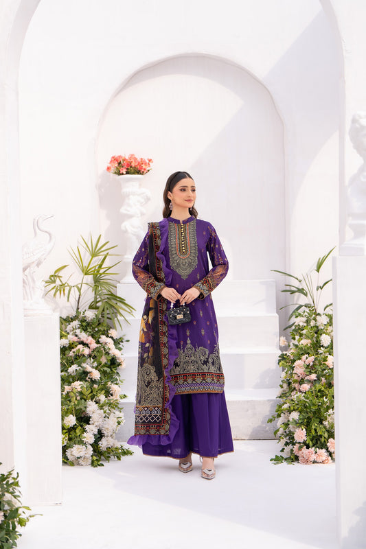 Ghazal MFDS-C4-GH-3P-05-Luxury Lawn Three Piece
