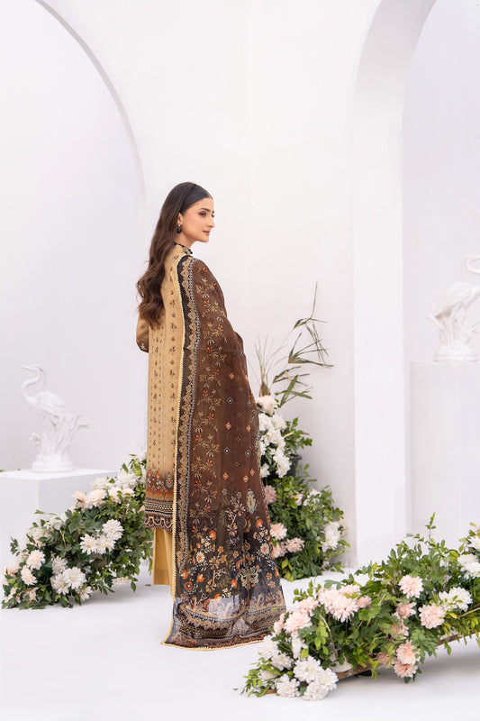Ghazal MFDS-C4-GH-3P-06-Luxury Lawn Three Piece