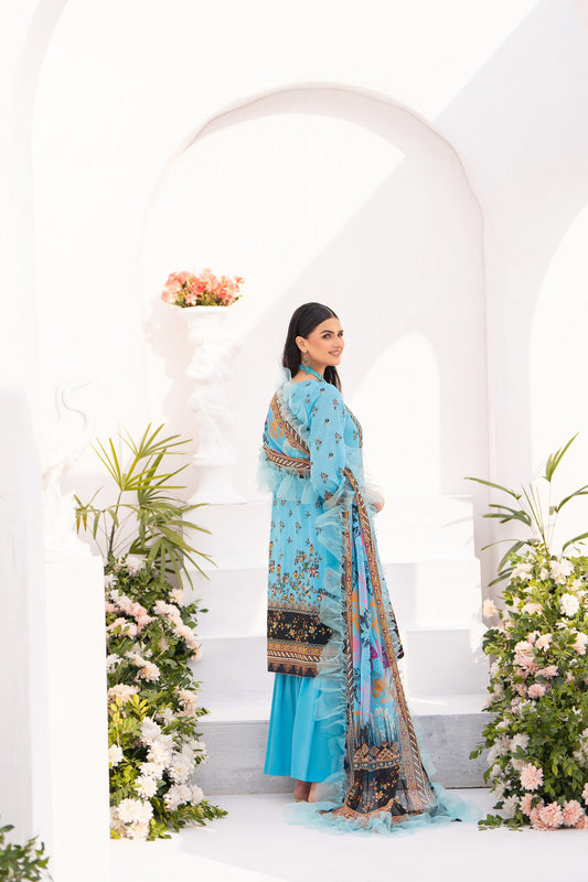 Ghazal MFDS-C4-GH-3P-07-Luxury Lawn Three Piece