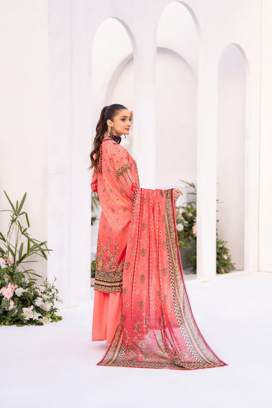 Ghazal MFDS-C4-GH-3P-10-Luxury Lawn Three Piece