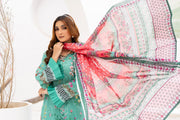 Gull-e-Noor MFDS-D4-GN-3P-02 Slub Lawn Three Piece - MURASHE