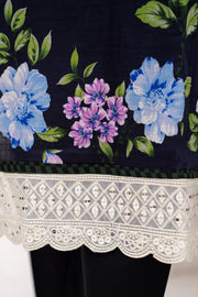 Gull-e-Noor MFDS-D4-GN-3P-03 Slub Lawn Three Piece - MURASHE
