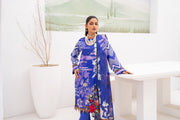 Gull-e-Noor MFDS-D4-GN-3P-04 Slub Lawn Three Piece - MURASHE