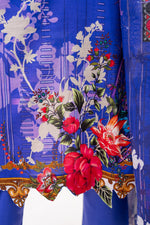 Gull-e-Noor MFDS-D4-GN-3P-04 Slub Lawn Three Piece - MURASHE