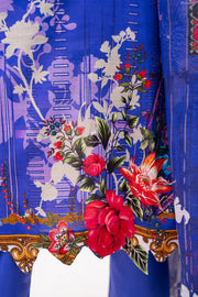 Gull-e-Noor MFDS-D4-GN-3P-04 Slub Lawn Three Piece - MURASHE