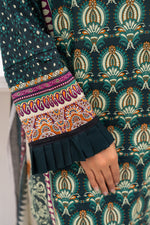 Gull-e-Noor MFDS-D4-GN-3P-07 Slub Lawn Three Piece - MURASHE