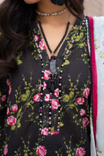 Salwa MFDS-E4-SA-3P-06 Cross Slub Lawn Three Piece - MURASHE