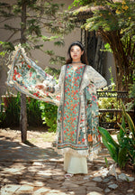 ZUHAL MFDS-i4-ZU-3P-04 Doria Lawn Three Piece - MURASHE