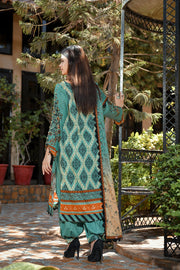 ZUHAL MFDS-i4-ZU-3P-06 Doria Lawn Three Piece - MURASHE