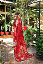 ZUHAL MFDS-i4-ZU-3P-01 Doria Lawn Three Piece - MURASHE
