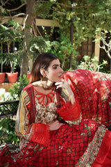 ZUHAL MFDS-i4-ZU-3P-01 Doria Lawn Three Piece