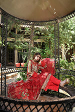 ZUHAL MFDS-i4-ZU-3P-01 Doria Lawn Three Piece - MURASHE