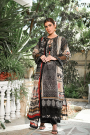 ZUHAL MFDS-i4-ZU-3P-02 Doria Lawn Three Piece - MURASHE