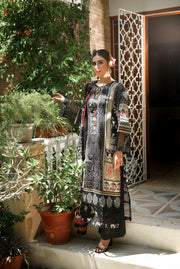 ZUHAL MFDS-i4-ZU-3P-02 Doria Lawn Three Piece - MURASHE