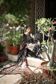 ZUHAL MFDS-i4-ZU-3P-02 Doria Lawn Three Piece - MURASHE