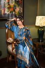 Zayna MFDS-J4-ZA-3P-08 Slub Lawn Three Piece - MURASHE