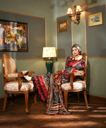 Zayna MFDS-J4-ZA-3P-05 Slub Lawn Three Piece - MURASHE