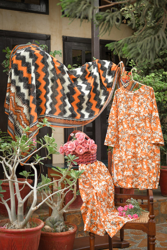 GULMIT - V01 - D07 SLUB KHADDAR | 3PC