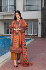 Mannat MFDS-A4-MN-05 Slub Lawn Shirt & Trouser - MURASHE