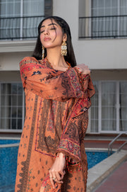 Mannat MFDS-A4-MN-05 Slub Lawn Shirt & Trouser - MURASHE
