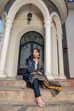 Mannat MFDS-A4-MN-08 Slub Lawn Shirt & Trouser - MURASHE