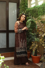 Manha MFDS-B4-MA-01 Cross Slub Lawn Three Piece - MURASHE