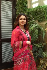Manha MFDS-B4-MA-03 Cross Slub Lawn Three Piece