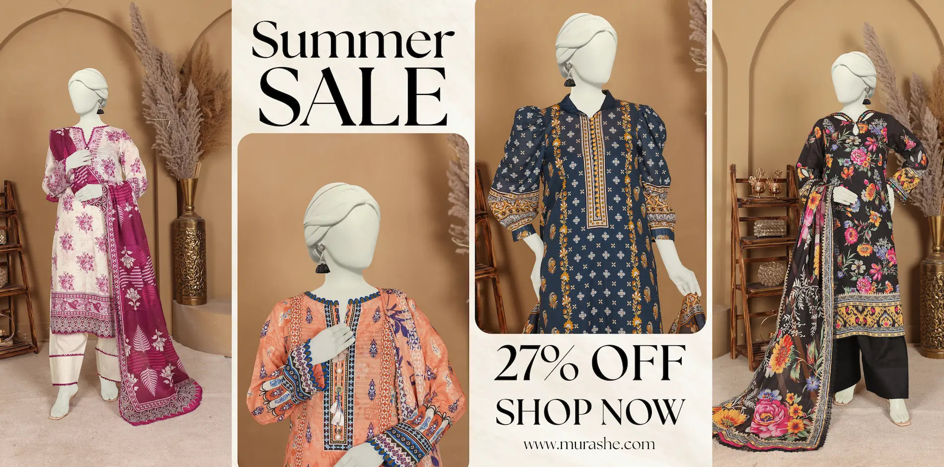 MURASHE Rijja lawn suit new arrival