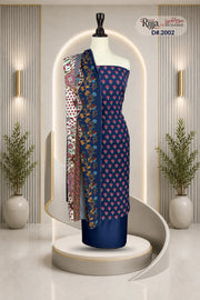 Rijja D-2002 Premium Viscose Slub Unstitched Suit