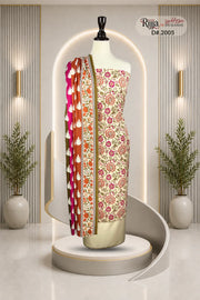 Rijja D-2005 Premium Viscose Slub Unstitched Suit