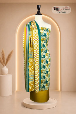 Rijja D-2011 Premium Viscose Unstitched Suit