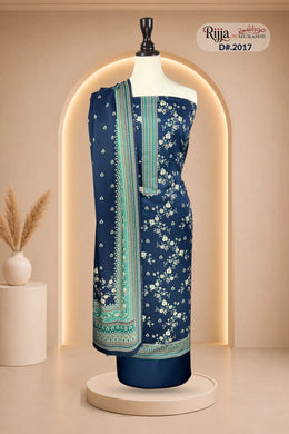 Rijja D-2017 Premium Viscose Unstitched Suit