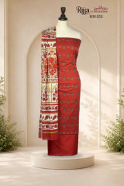 Rijja RM-252 Premium Unstitched Lawn Suit