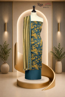 Murashe Rijja RM-271 bold digital lawn 3 piece unstitched suit 2026