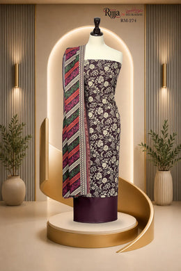 Murashe Rijja RM-274 vibrant digital print lawn 3 piece unstitched suit 2026