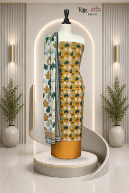 Murashe Rijja RM-285 contemporary digital print lawn 3 piece unstitched suit 2026