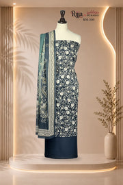 Rijja RM-300 Premium Unstitched Lawn Suit