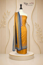 Murashe 3 piece premium mustard lawn suit